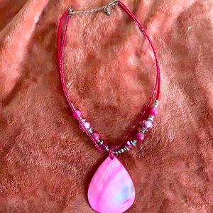 Pink Beaded Necklace